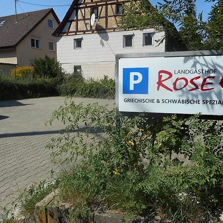 Landgasthof Rose Hotel Ditzingen Kültér fotó